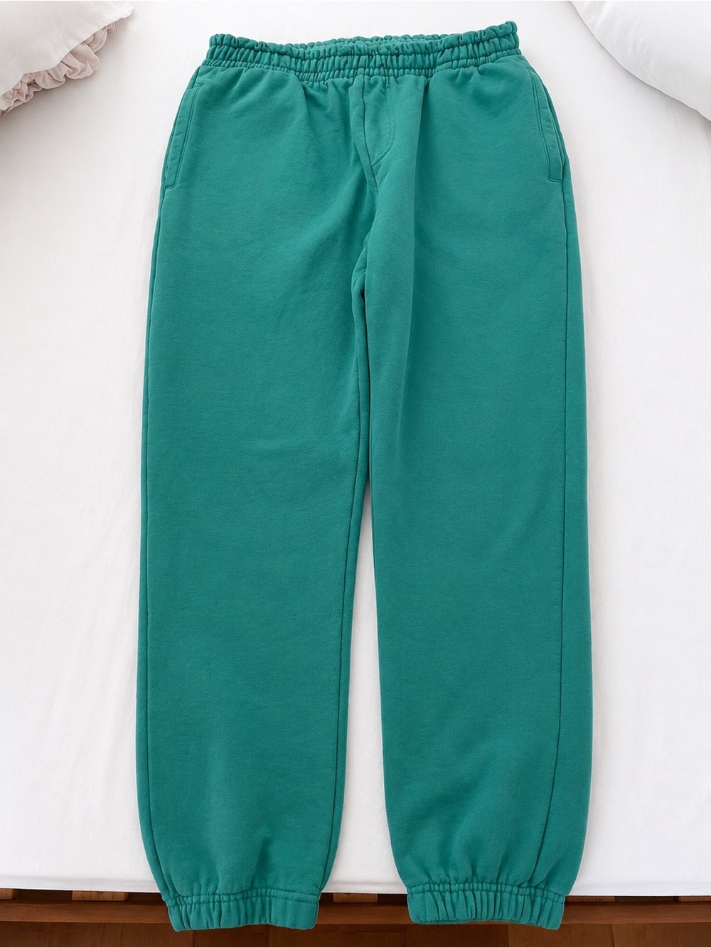 TALENTLESS Teal Sweatpants with Elastic Cuffs
